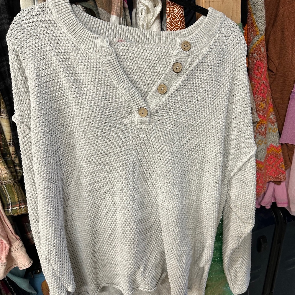 Free People Hailey sweater set Worn once, size small Beige